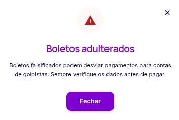 Boletos adulterados